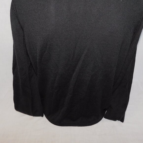 Marc Anthony Mens L Black V Neck Merino Wool Blend knit Sweater - Picture 11 of 11
